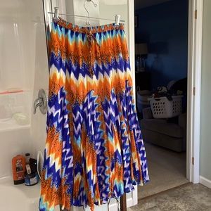 Bright maxi skirt